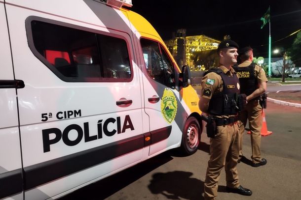 Equipes da Polícia Militar reforçam segurança em eventos de Cianorte e região